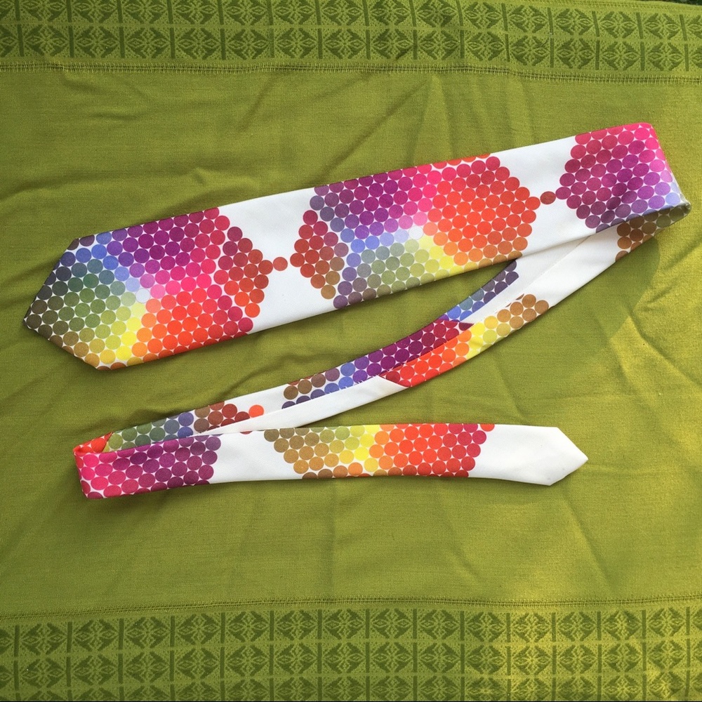 70’s DuPont Rainbow Module Wide Tie~ - Picture 4 of 4